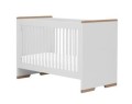 Łóżeczko 60x120 cm Snap biel i drewno firmy Pinio - Zdjęcie 7