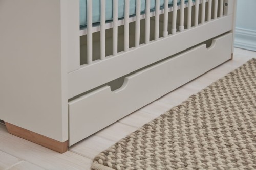 Szuflada 120x60 do łóżeczka Snap biała meble MDF firma PINIO