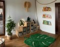 Dywan LIŚĆ 120x160 cm - MONSTERA Leaf - Zdjęcie 6