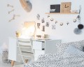 Białe biurko młodzieżowe Zara 120 cm Novelies - Zdjęcie 5
