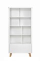 Regał biały Zara biblioteczka w stylu skandynawskim dla dziecka Novelies - Zdjęcie 3