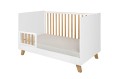Łóżeczko dziecięce 70x140 Zara biały tapczanik plus barierka Novelies - Zdjęcie 6