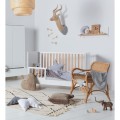 Łóżeczko dziecięce 70x140 Zara szary tapczanik plus barierka Novelies - Zdjęcie 7