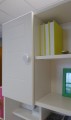 Biurko proste FIORI New Edition z nadstawką - solidne dziecięce białe biurko -fronty laminowane - Zdjęcie 17