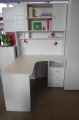 Biurko proste FIORI New Edition z nadstawką - solidne dziecięce białe biurko -fronty laminowane - Zdjęcie 21