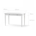 Biurko Ines elegant White - Bellamy - Zdjęcie 5