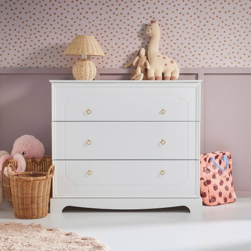 Królewska komoda ROYAL timeless white biała - Bellamy