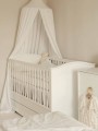 Eleganckie łóżeczko dla noworodka 70x140 z szufladą ROYAL timeless white białe - Bellamy - Zdjęcie 10