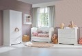 Eleganckie łóżeczko dla noworodka 70x140 z szufladą ROYAL timeless white białe - Bellamy - Zdjęcie 6