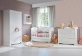 Eleganckie łóżeczko dla noworodka 70x140 z szufladą ROYAL timeless white białe - Bellamy - Zdjęcie 8