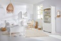 Łóżko dziecięce 90x200 ROYAL w stylu glamour, timeless white białe - Bellamy - Zdjęcie 2
