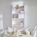 Półka wisząca z szafeczką SNOW biała ścienna biblioteczka RAINBOW - Bellamy - Zdjęcie 7
