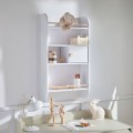 Półka wisząca z szafeczką SNOW biała ścienna biblioteczka RAINBOW - Bellamy - Zdjęcie 8