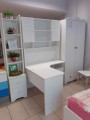 Biurko narożne FIORI New Edition z nadstawką - białe biurko dla dziecka -  fronty laminowane - Zdjęcie 7