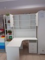 Biurko narożne FIORI New Edition z nadstawką - białe biurko dla dziecka -  fronty laminowane - Zdjęcie 6
