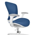 Ergonomiczne krzesło do biurka dla chłopca niebieskie XD SPC fotel z siateczką regulowany - Zdjęcie 5