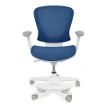 Ergonomiczne krzesło do biurka dla chłopca niebieskie XD SPC fotel z siateczką regulowany - Zdjęcie 2