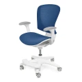 Ergonomiczne krzesło do biurka dla chłopca niebieskie XD SPC fotel z siateczką regulowany - Zdjęcie 1