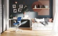 Ergonomiczne krzesło do biurka dla chłopca niebieskie XD SPC fotel z siateczką regulowany - Zdjęcie 9