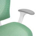 Ergonomiczne krzesło do biurka dla dziecka zielone XD SPC fotel z siateczką z regulacją - Zdjęcie 5