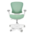 Ergonomiczne krzesło do biurka dla dziecka zielone XD SPC fotel z siateczką z regulacją - Zdjęcie 2