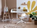 Biurko white kolekcja Basic nóżki brzozowe kremowe - Zdjęcie 6