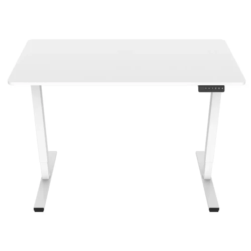 Biurko elektryczne 120 x 60 cm Moris - białe biurko z wysokim blatem