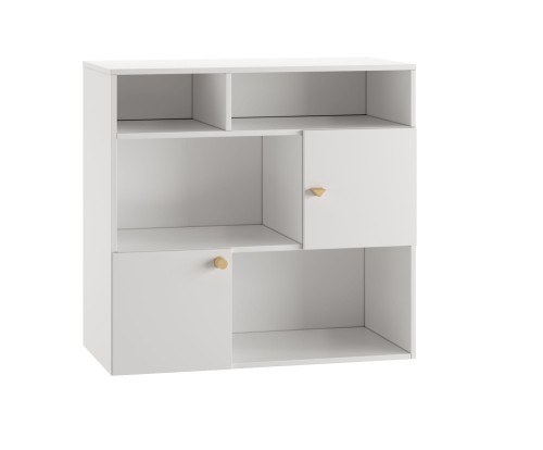 Regał JASNOSZARY meble modułowe CUBE firmy Pinio (bez nóżek)
