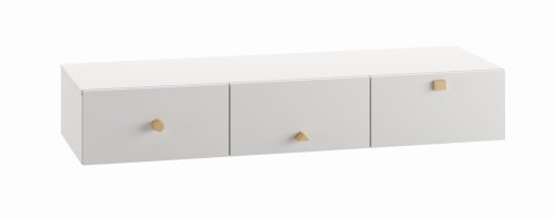 Moduł 3 szuflady JASNOSZARY meble modułowe CUBE firmy Pinio (bez nóżek)