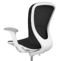 Ergonomiczne krzesło do biurka dla dziecka czarne XD SPC fotel regulowany z podnóżkiem - Zdjęcie 5