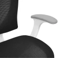 Ergonomiczne krzesło do biurka dla dziecka czarne XD SPC fotel regulowany z podnóżkiem - Zdjęcie 4