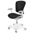 Ergonomiczne krzesło do biurka dla dziecka czarne XD SPC fotel regulowany z podnóżkiem - Zdjęcie 1