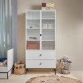 Regał /witryna LUMI dwie szuflady meble dziecięce- Bellamy styl modern - Zdjęcie 1