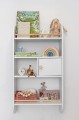 Półka wisząca z szafeczką LATTE kremowa ścienna biblioteczka RAINBOW - Bellamy - Zdjęcie 5