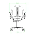 Ergonomiczne krzesło do biurka dla chłopca niebieskie XD SPC-XD01A - Zdjęcie 10