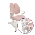 Ergonomiczne krzesło do biurka dla dziewczynki różowe XD SPC-XD01P - Zdjęcie 3