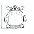 Ergonomiczne krzesło do biurka dla dziewczynki różowe XD SPC-XD01P - Zdjęcie 11
