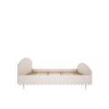 Łóżko 120x200 tapczanik Babushka, złamana biel (White) białe młodzieżowe łóżko Babuszka - dostawa gratis  - Zdjęcie 2