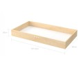 Łóżko 80x160 domek z szufladą i barierkami DREAM NEST sosnowe/pine - Zdjęcie 8