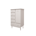 Komoda Babushka, złamana biel (White) biała dziecięca Babuszka - dostawa gratis - Zdjęcie 5