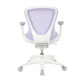 Ergonomiczne krzesło do biurka dla dziewczynki fioletowe XD SPC fotel regulowany z podnóżkiem  - Zdjęcie 7