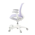Ergonomiczne krzesło do biurka dla dziewczynki fioletowe XD SPC fotel regulowany z podnóżkiem  - Zdjęcie 12
