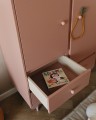 Szafa dwudrzwiowa Babushka, różowa (pink) Babuszka dla dziecka - dostawa gratis  - Zdjęcie 6