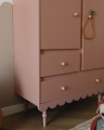 Szafa dwudrzwiowa Babushka, różowa (pink) Babuszka dla dziecka - dostawa gratis  - Zdjęcie 8