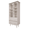 Regał Babushka wyższy,  White (biały) w stylu retro dla dziecka Babuszka - dostawa gratis   - Zdjęcie 1