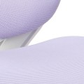 Ergonomiczne krzesło do biurka dla dziecka fioletowe XD 03 fotel z siateczką, podłokietnikami i podnóżkiem obrotowy  - Zdjęcie 16