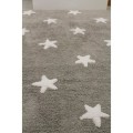 Dywan GREY STARS WHITE 120x160cm - Zdjęcie 1