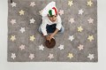 Dywan TRICOLOR STARS GREY-PINK 120x160cm - Zdjęcie 4