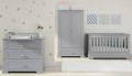 Komoda 3 szuflady Ines szara Grey - Bellamy - Zdjęcie 2