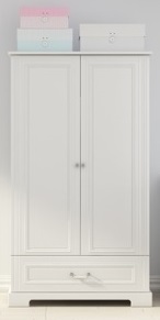 Szafa dwudrzwiowa Ines elegant White - Bellamy